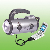 DYNAMO EMERGENCY LIGHT RADIO w/mobile charger from China